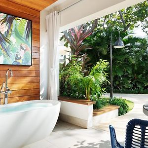 Caribbean Poolside Luxury Walkout Patio Tranquility Soaking Tub